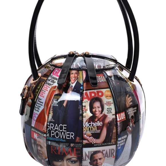 My Bag Lady Online Handbags - Michelle Obama Magazine Ball Shaped Hand Bag My Bag Lady Online Handbags - Michelle Obama Magazine Ball Shaped Hand Bag
